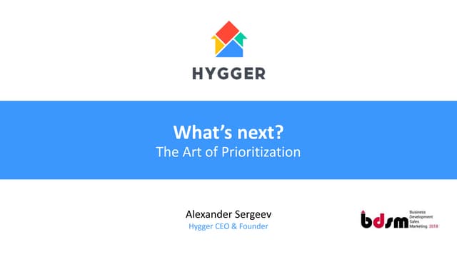 How do we prioritize our product backlog in Hygger.io?