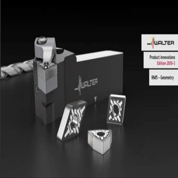 Walter Tools - Tigertec Silver - RM5 coolant jet guiding geometry – maximum c...