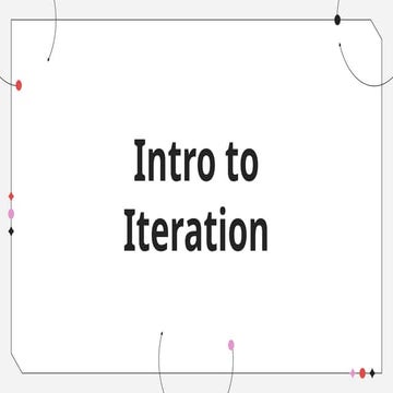 iteration design for better and comprehensive presentation | PPT