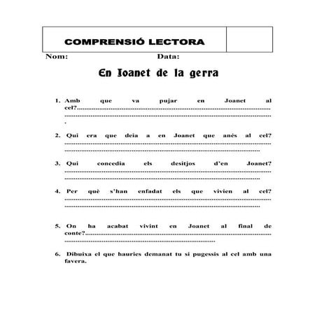 En joanet de la gerra