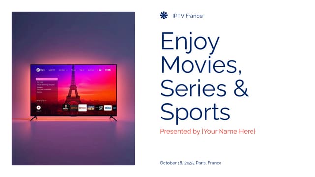🇫🇷 IPTV France – Enjoy Movies, Series & Sports in 4K