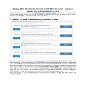 Enjoy the freshest trend with nordstrom coupon code for discounted price