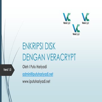 Enkripsi Disk Dengan VeraCrypt