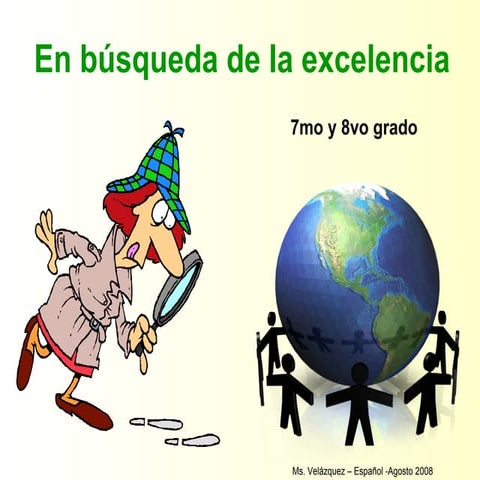 En la busqueda de la excelencia