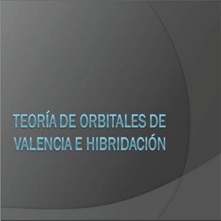 Enlace covalente hibridacion