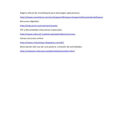 Enlaces pizarra digital