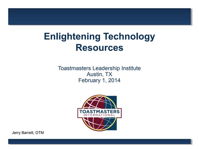 Enlightening technology resources 2 1-2014