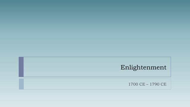 Enlightenment
