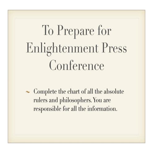 The age of enlightenment powerpoint | PPT