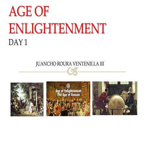 Age of Enlightenment o Panahon ng Kaliwanagan COT-RPMS Aligned