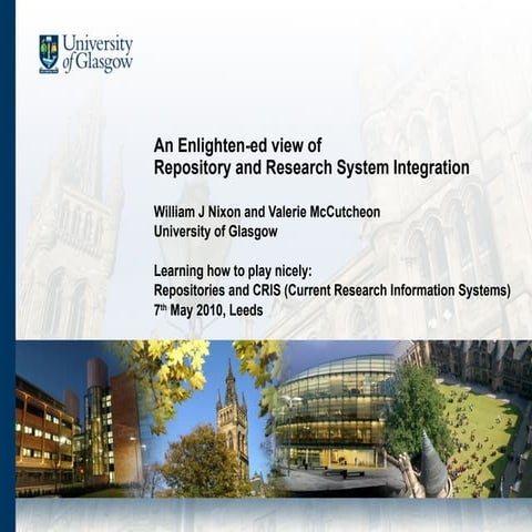 An Enlighten-ed view of Repository and Research System Integration