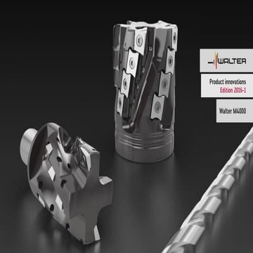 Walter Tools M4000: M4256, M4257 and M4258 porcupine milling cutters: A new U...