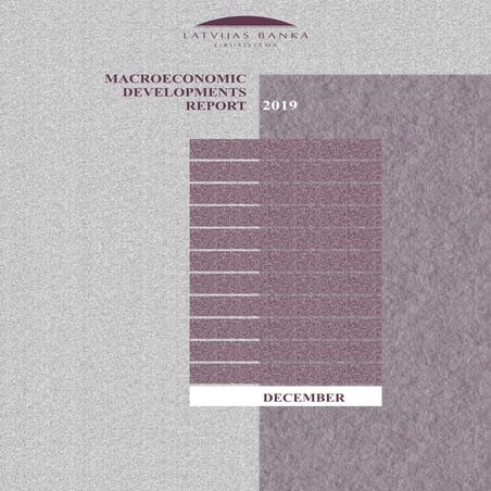 Macroeconomic Developments Report. December 2019