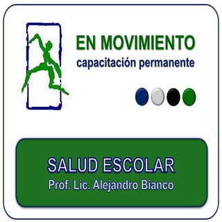 En movimiento   salud escolar talle...