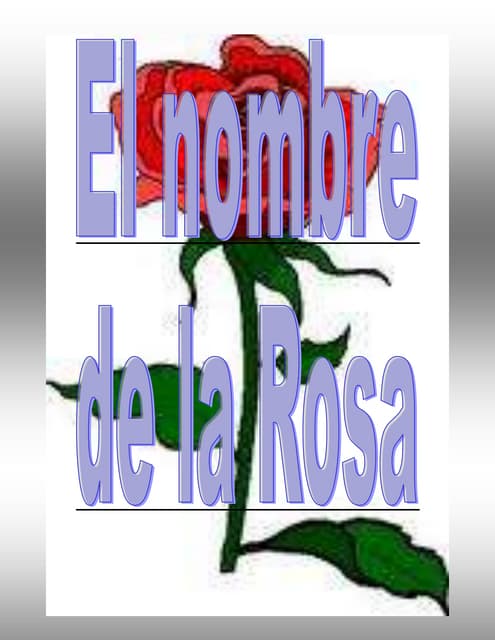 Analisis de la pelicula EL NOMBRE DE LA ROSA | PPT
