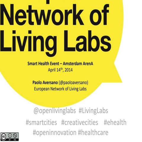 ENoLL at Smarth Health Event - Amsterdam Arena 2014 - byaversano