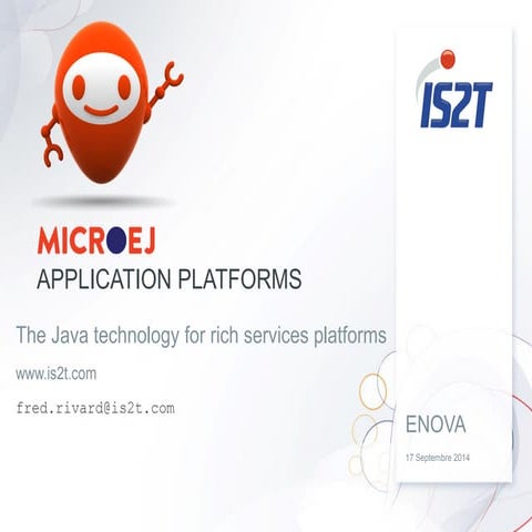 La technologie Java embarquée pour des plateformes de services riches