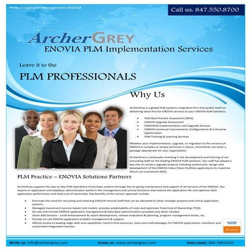ENOVIA PLM services