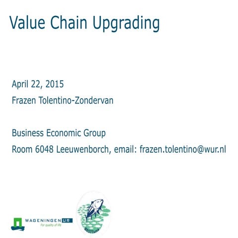 Environment and Development (ENP33306) Lecture