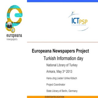 Europeana Newspapers Project