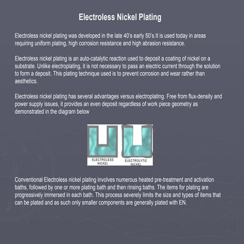 Electroless Nickel Plating of Heat Exchangers