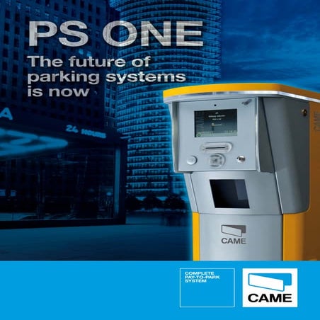 PS ONE -COMPLETE PAY-TO-PARK SYSTEM 