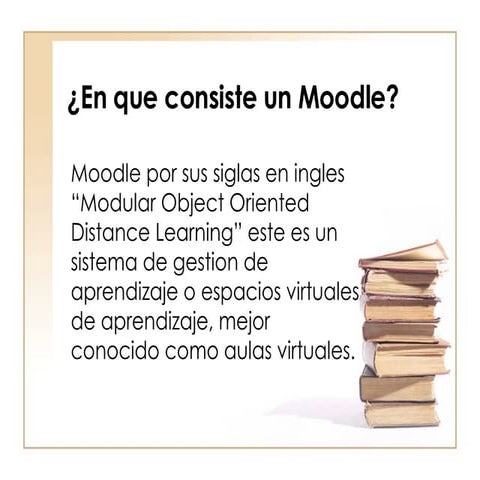 En Que Consiste Un Moodle