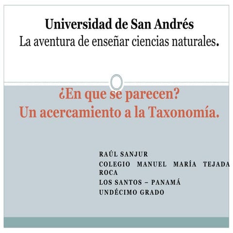 ¿En que se parecen? Raúl Sanjur