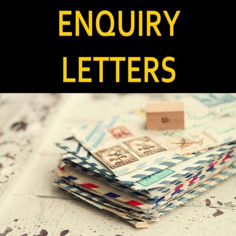 Enquiry letters ( bc )