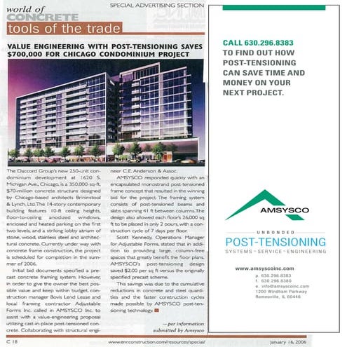 ENR Article: 1620 S. Michigan Condos