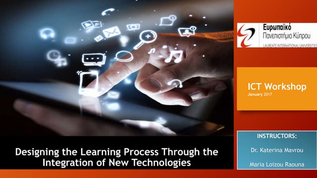 ICT Workshop European- Jan 2017