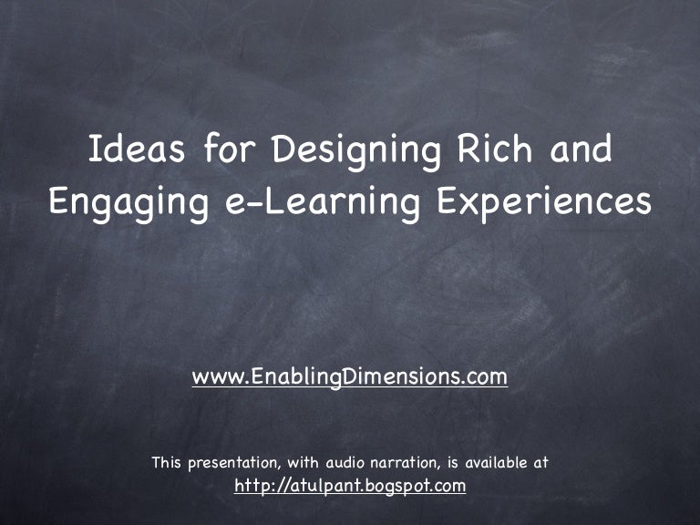 Enriching the eLearning Experience