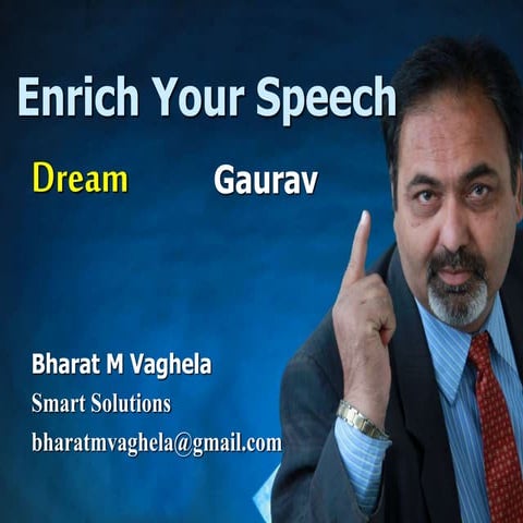 Enrich your speech