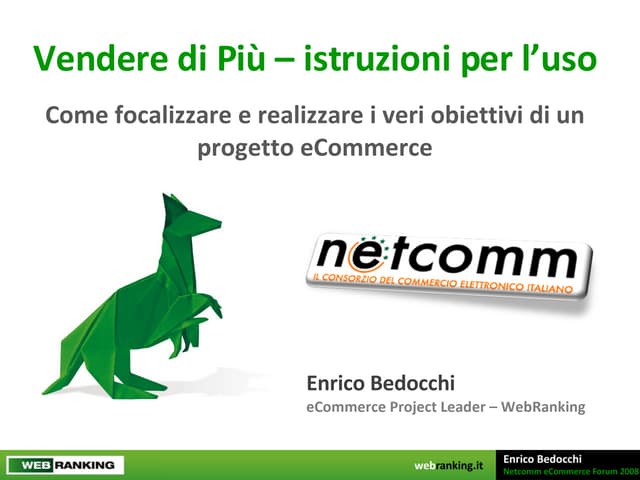 Enrico Bedocchi - WebRanking - NetC...