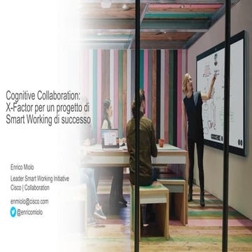 Smau Padova 2019 Enrico Miolo (Cisco)