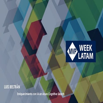 Enriquecimiento de IA con Azure Cognitive Search