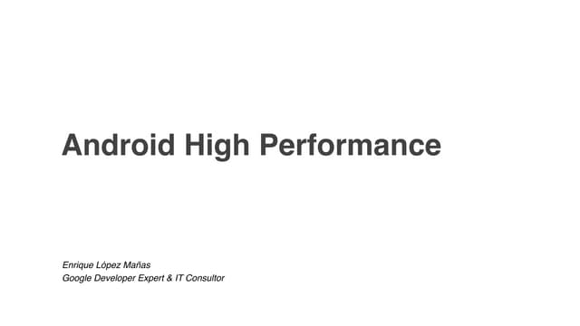 Secure Development with Android (Enrique Lopez Manas Technology Stream)