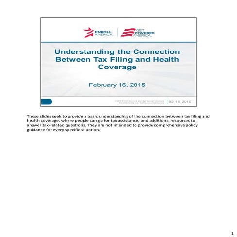 Understanding the Connection Between Tax Filing and Health Coverage