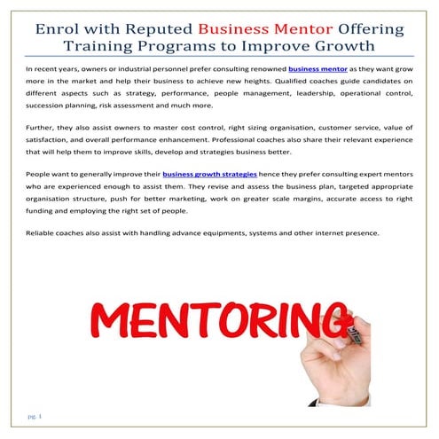 Building effective mentoring relationships | PPTX