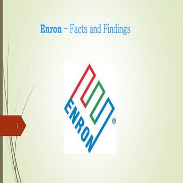 What Happened with Enron
