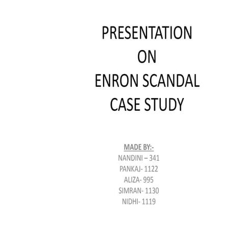 Enron ppt