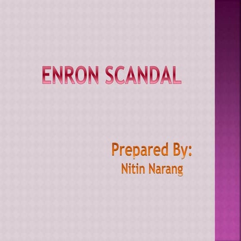 Enron scandal