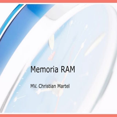 Ensamblaje de Pcs-Memoria RAM