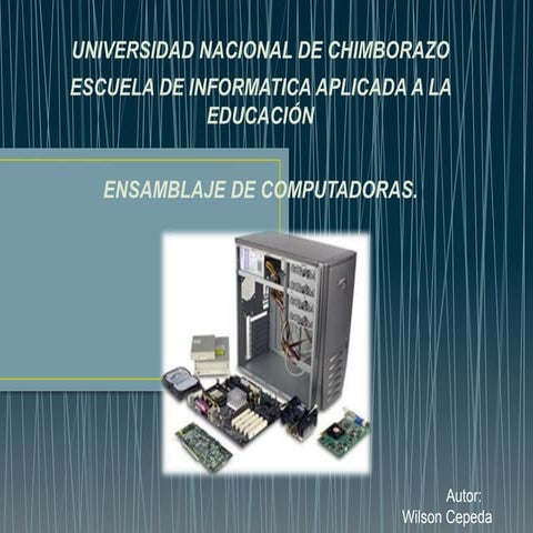 Ensamblaje del computadoras