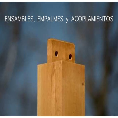 Ensambles, Empalmes y Acoplamientos