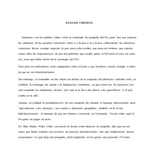 Ensayo crítico-lucy