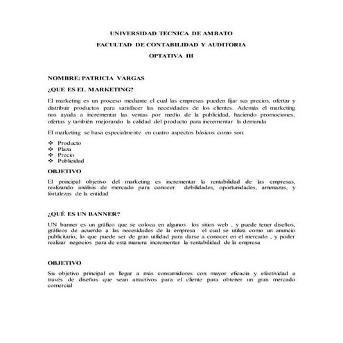 Ensayo marketing-bunners