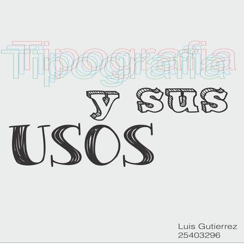 Ensayo tipografia