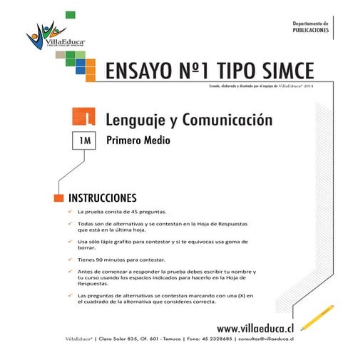 Ensayo1 simce lenguaje_1_medio_2014