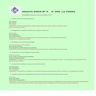 Ensayo Simce 5
